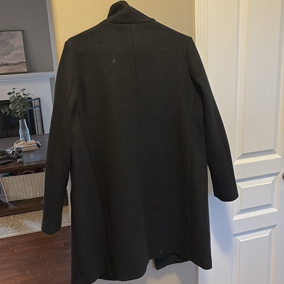 Old Navy | Soft-Brushed Funnel-Neck Coat for Women - Picture 8 of 8